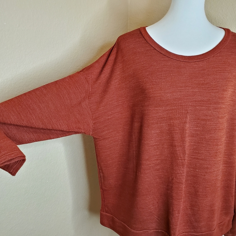 Rust Split Back Sweatshirt - image 4